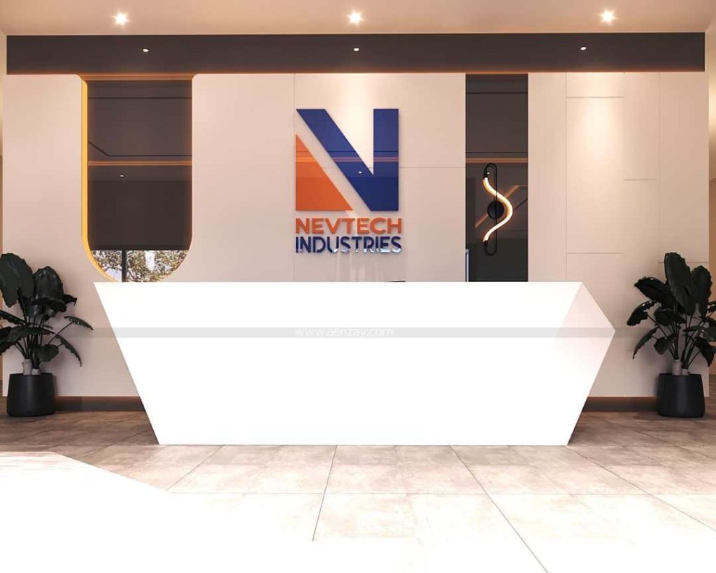 NEVTECH Reception Interior Designing